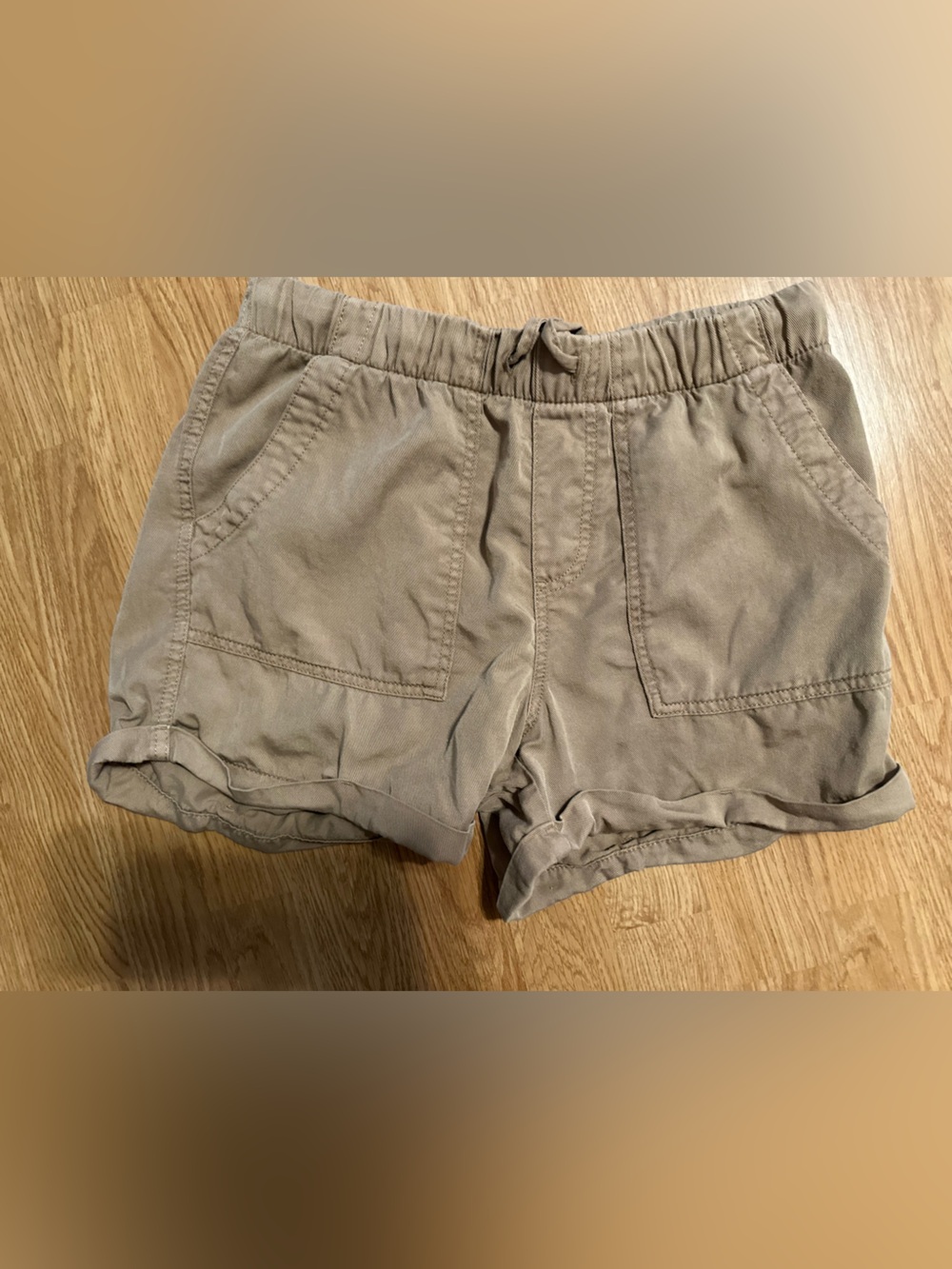 GAP Women's Taupe Drawstring Casual Shorts